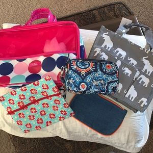 Multiple size bags all to serve a purpose together